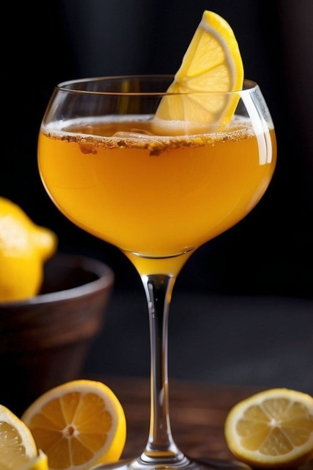 Stirred Aged Rum and Citrus Sidecar