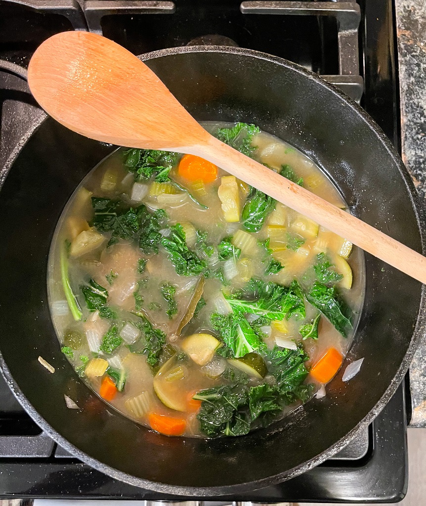 Skin-Soothing Bone Broth & Veggie Soup