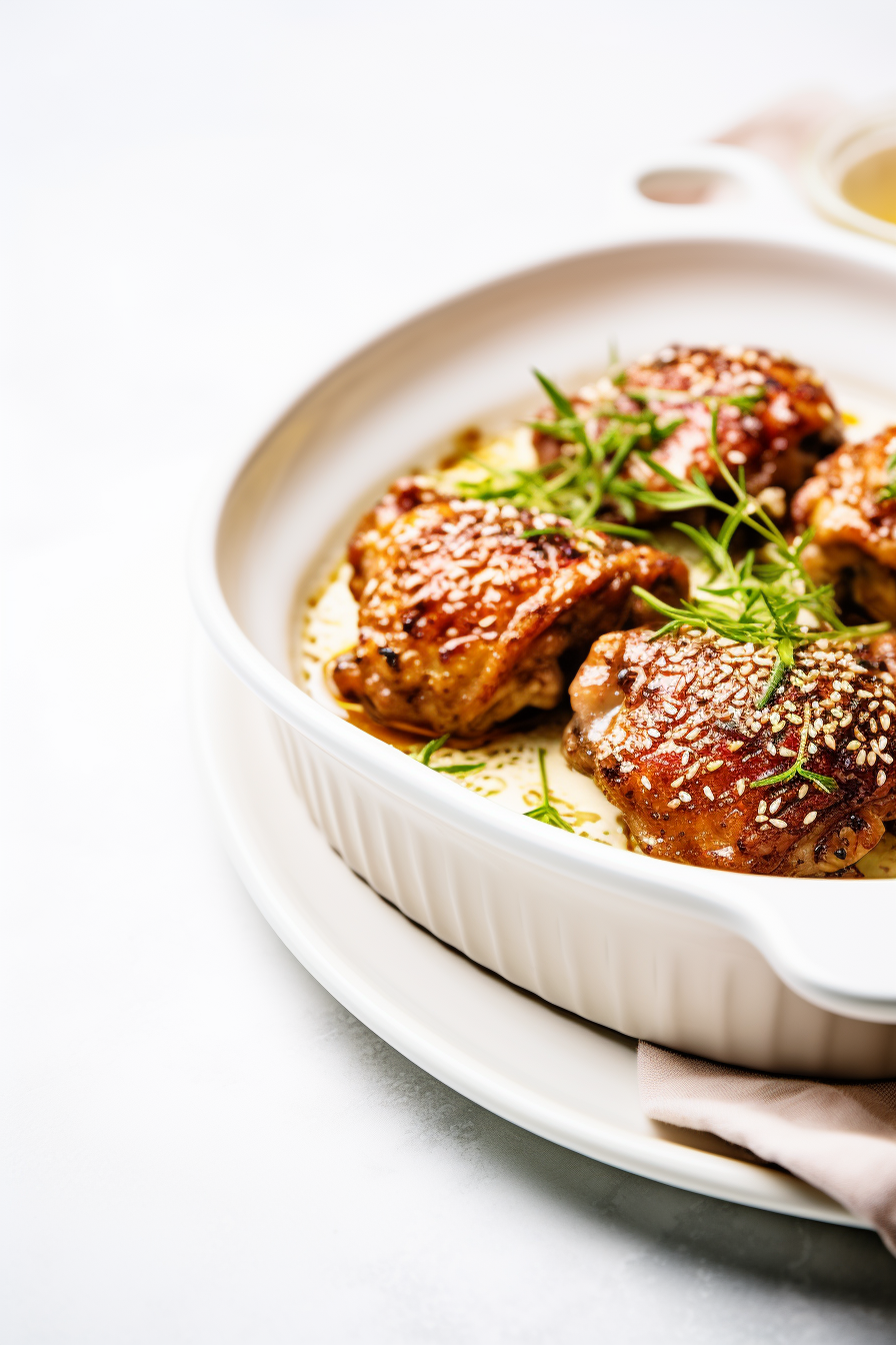 Keto Oven-Roasted Chicken Thighs with Olive Oil and Herbs
