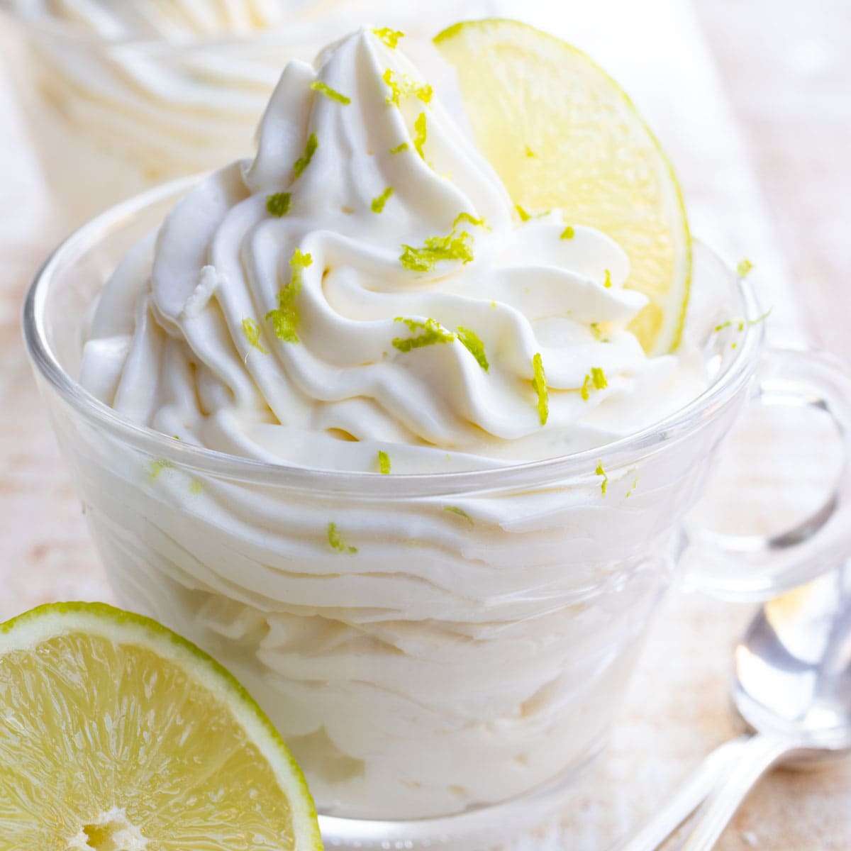 Lime Chiffon Keto Fluff in a Cup