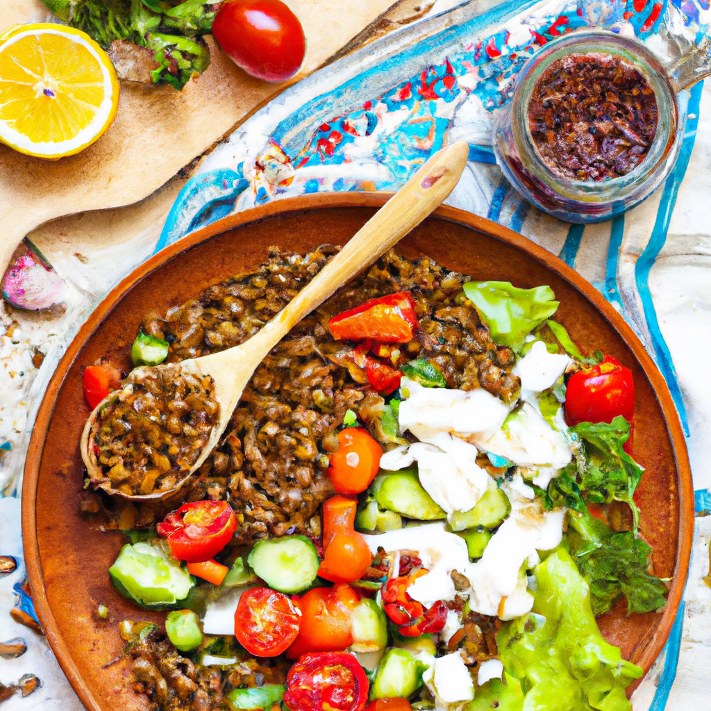 Greek-Style Lentil and Herb Salad with Feta
