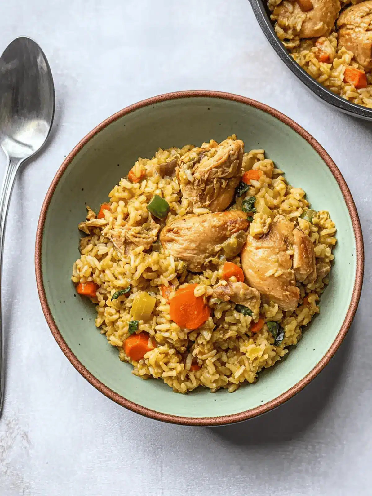 Galinhada Mineira Braised Chicken and Rice with Tomatoes and Peppers