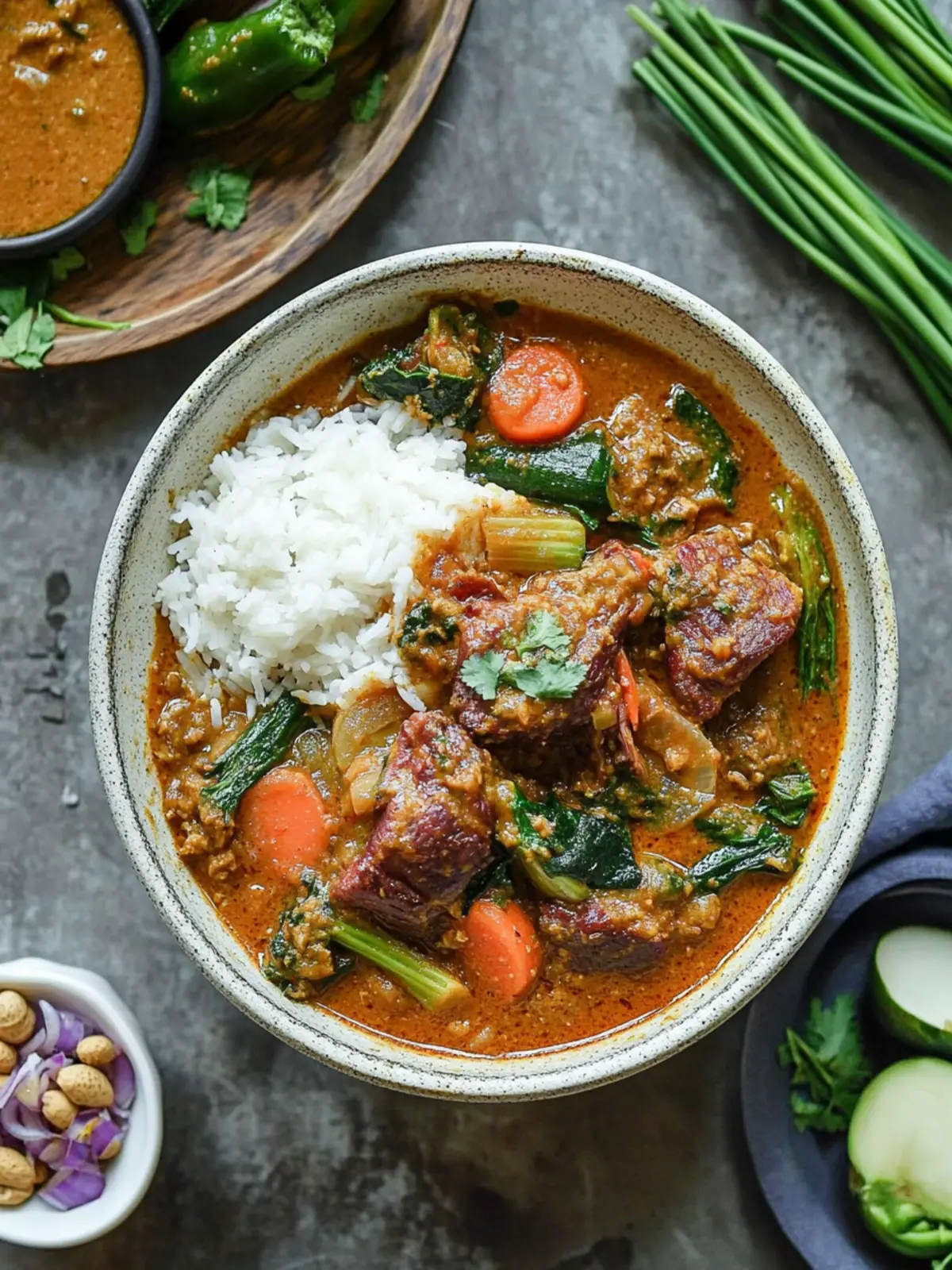 Slow-Cooked Kare-Kare Peanut Oxtail Stew