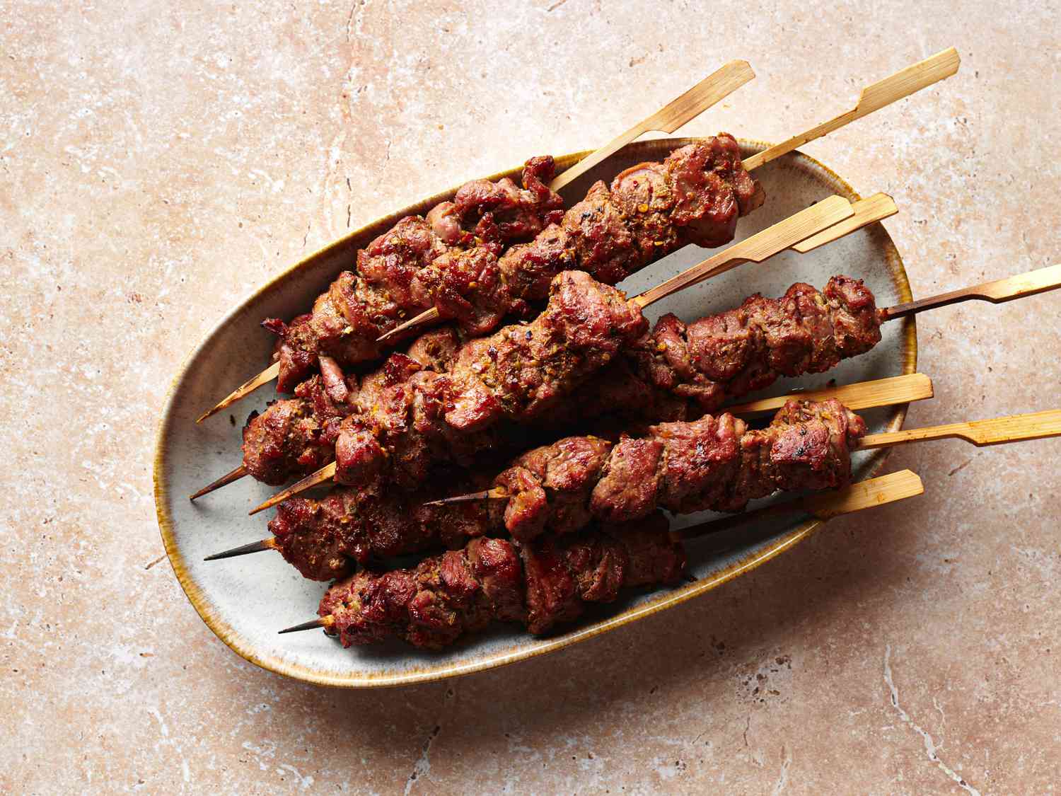 Cumin-Spiced Lamb Kebabs with Tzatziki