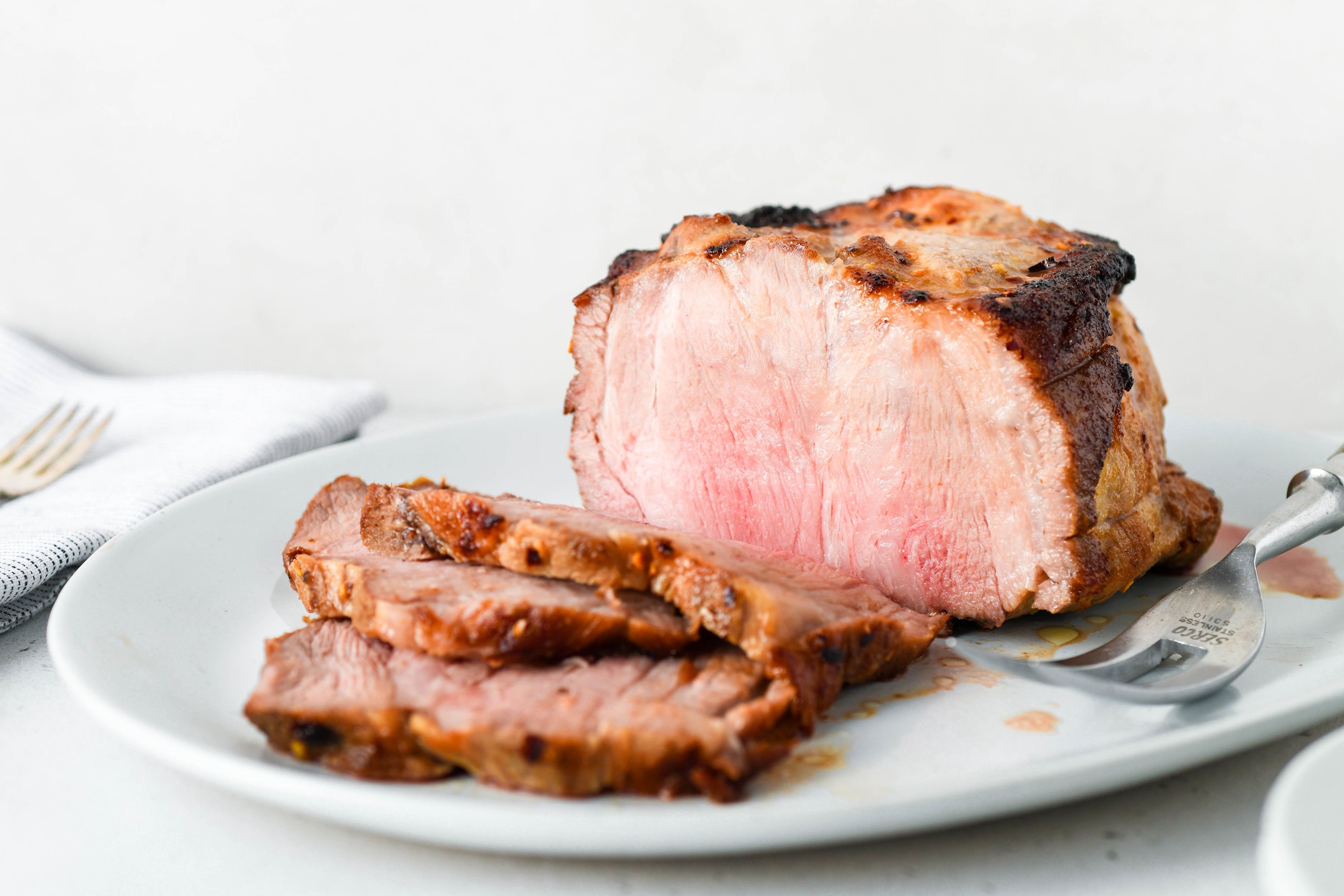 Slow-Smoked Pork Shoulder with Jalapeño Honey Glaze