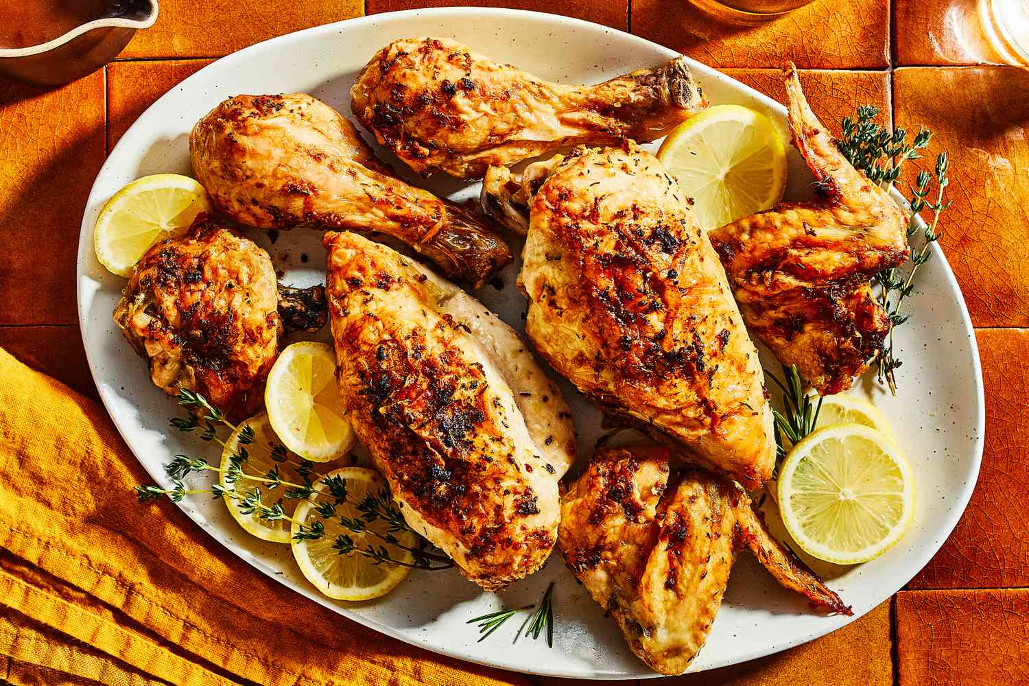 Oven-Roasted Chicken with Sweet Citrus Glaze