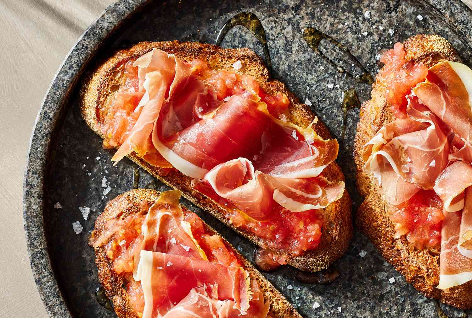 Pan-Con Tomate with Serrano Ham and Manchego
