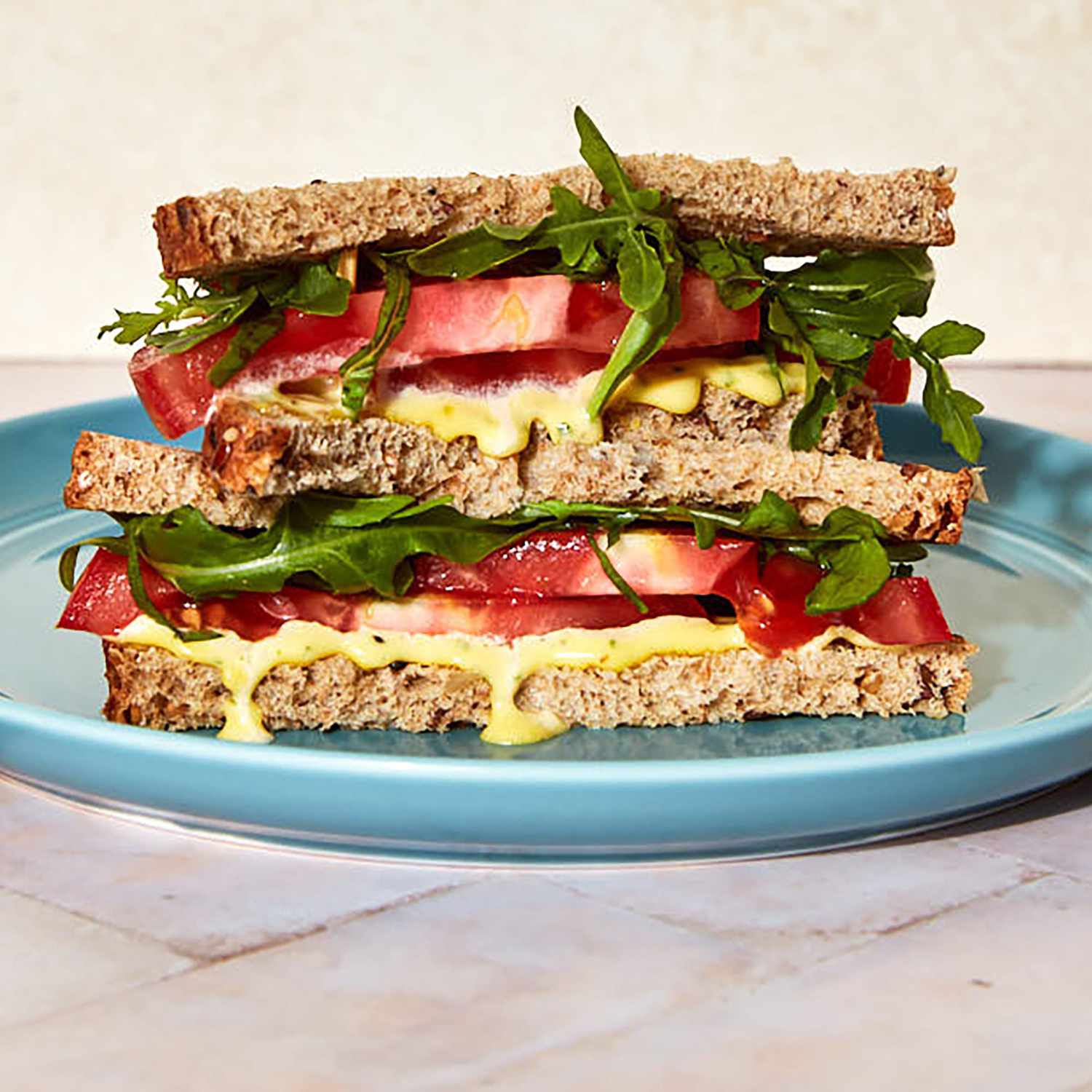 House-Made Turkey and Swiss Sandwich with Roasted Tomato Aioli