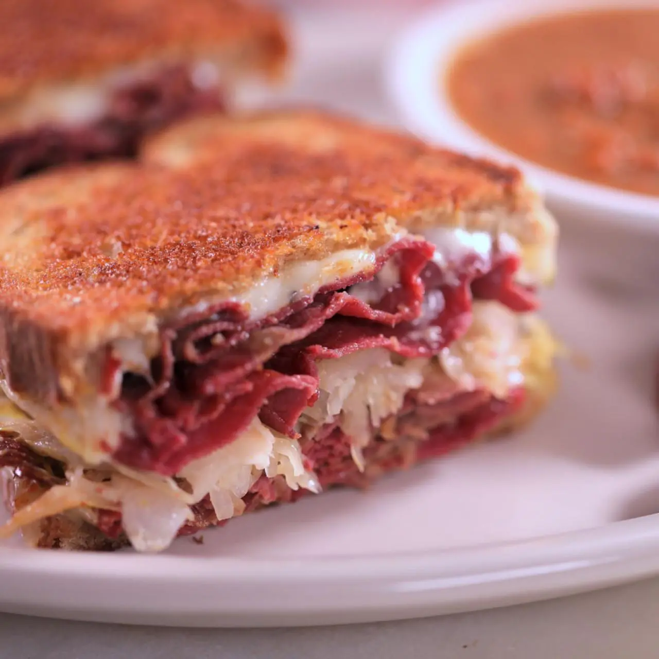 House-Made Turkey Pastrami Sandwich with Pickled Slaw