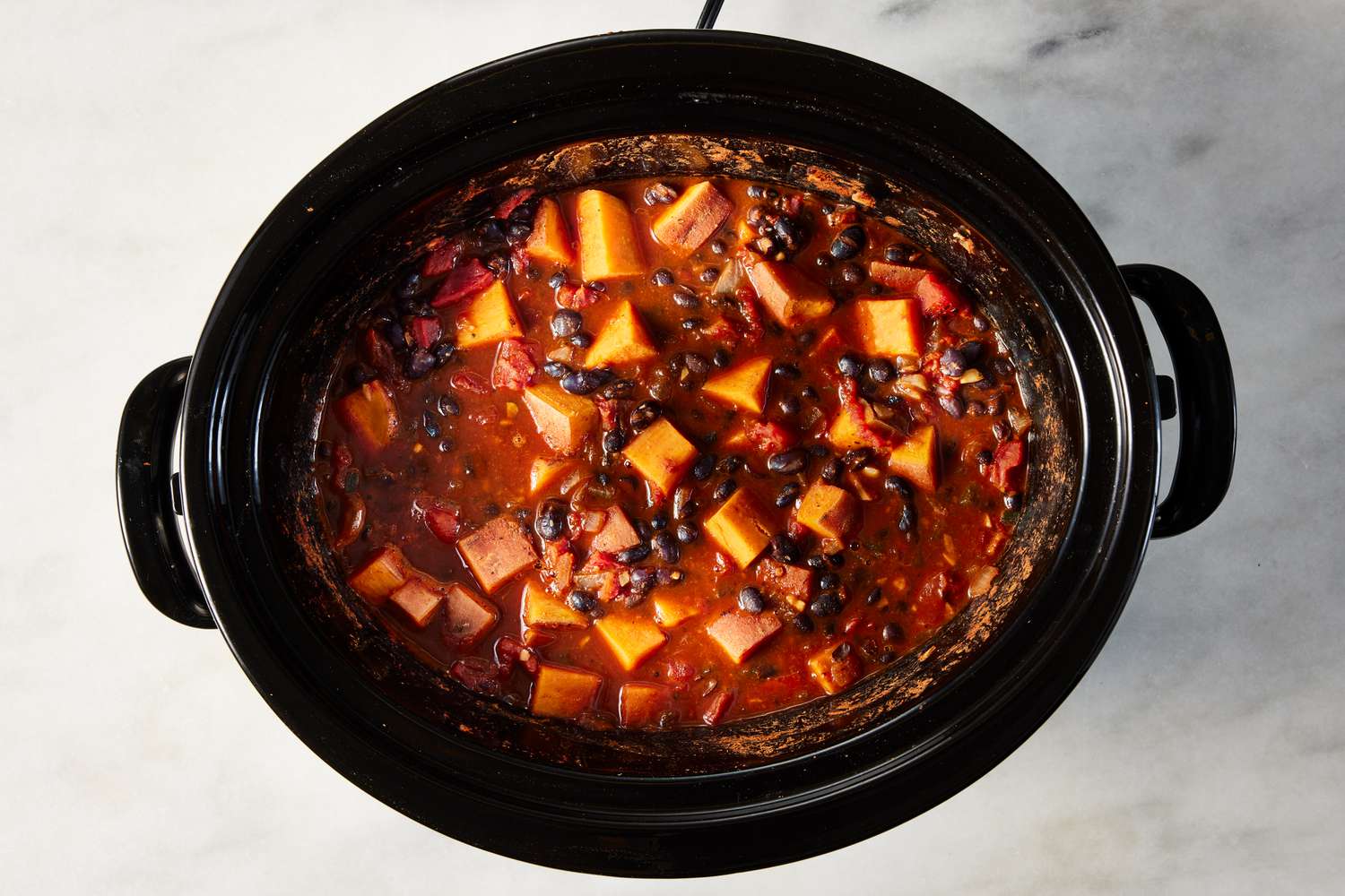 Slow-Cooked Beef and Sweet Potato Chili