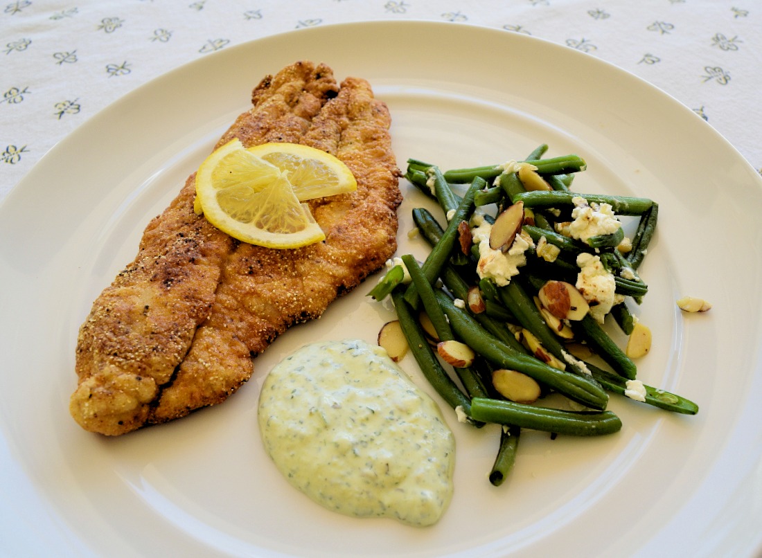 Pan-Seared Catfish with Creamy Jalapeño-Cilantro Sauce