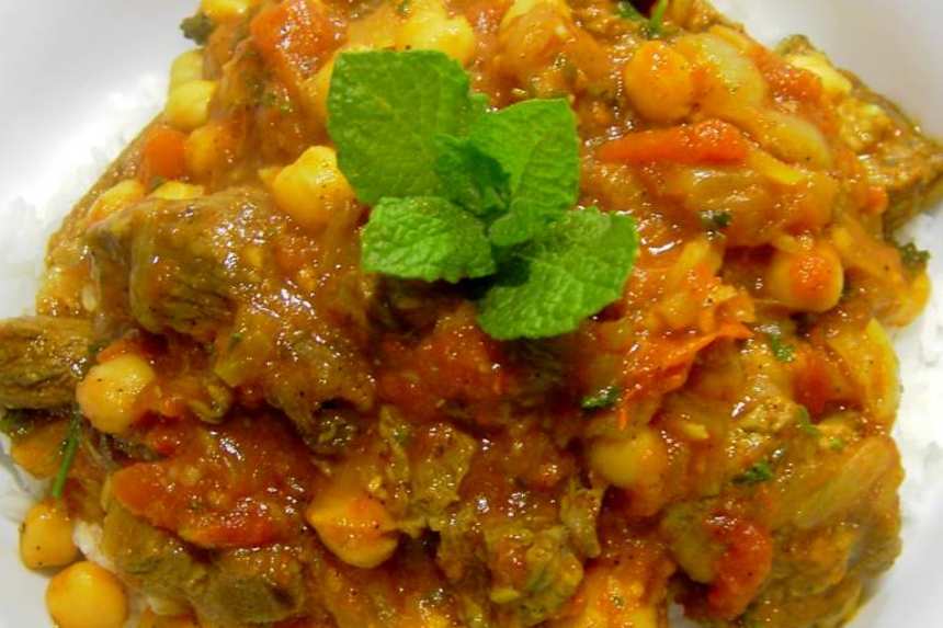 Spiced Lamb and Chickpea Stew