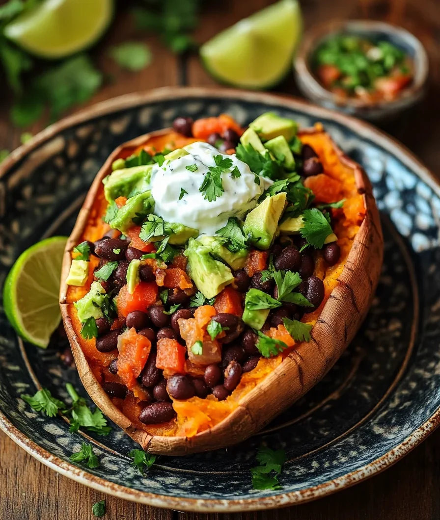 Half-and-Half Avocado Black Bean Salad