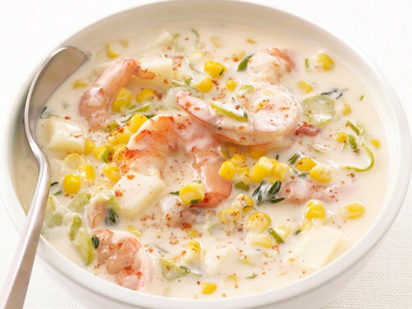 Virginia Beach Sweet Corn and Shrimp Chowder