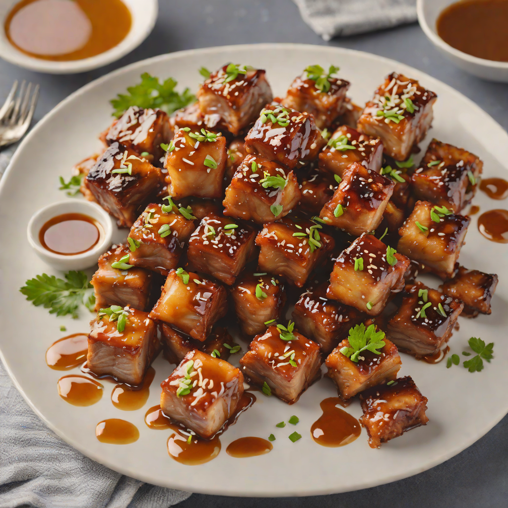 Crispy Air Fryer Pork Belly Bites with Honey-Soy Glaze