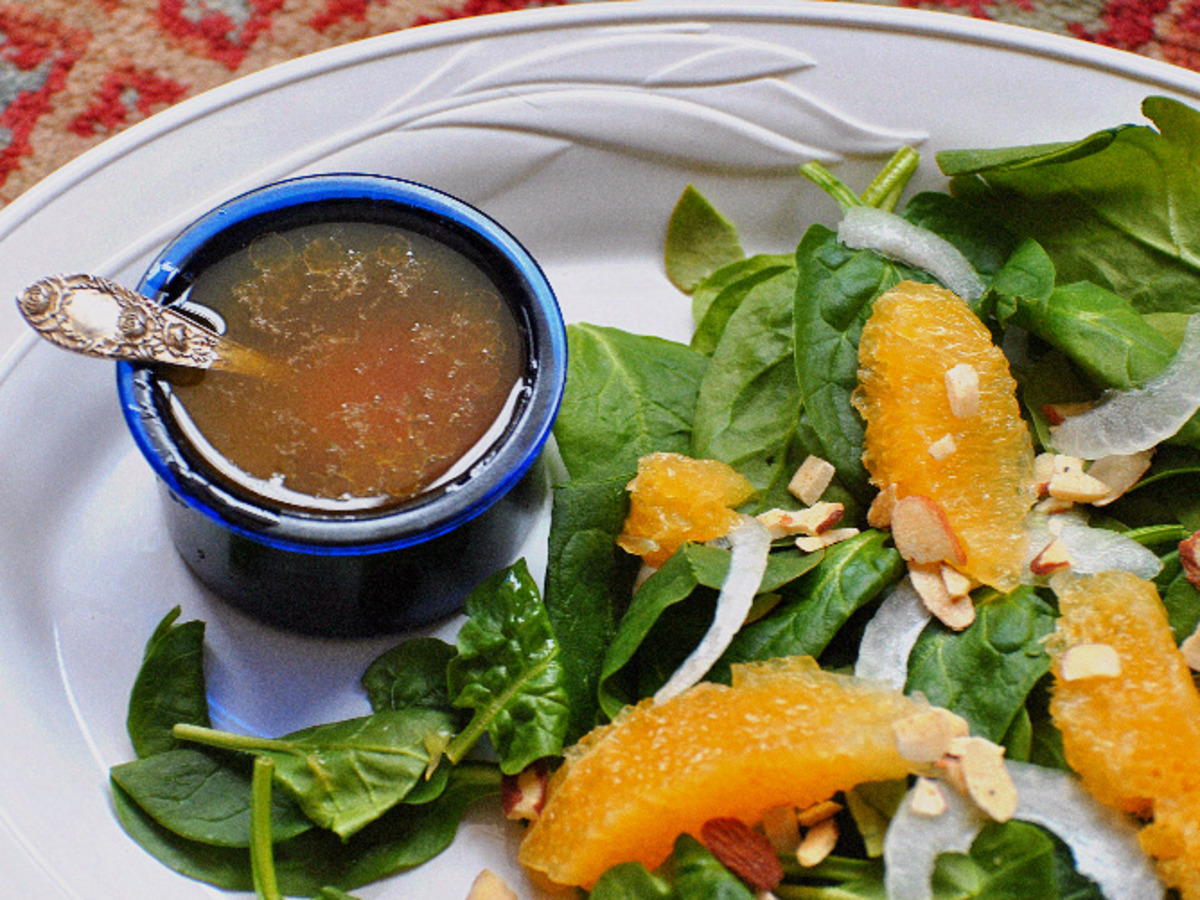 Luminescent Citrus Beet Salad with Honey-Lime Dressing