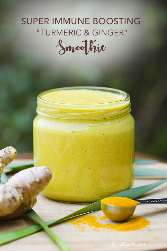 Ginger-Turmeric Immunity Booster Smoothie