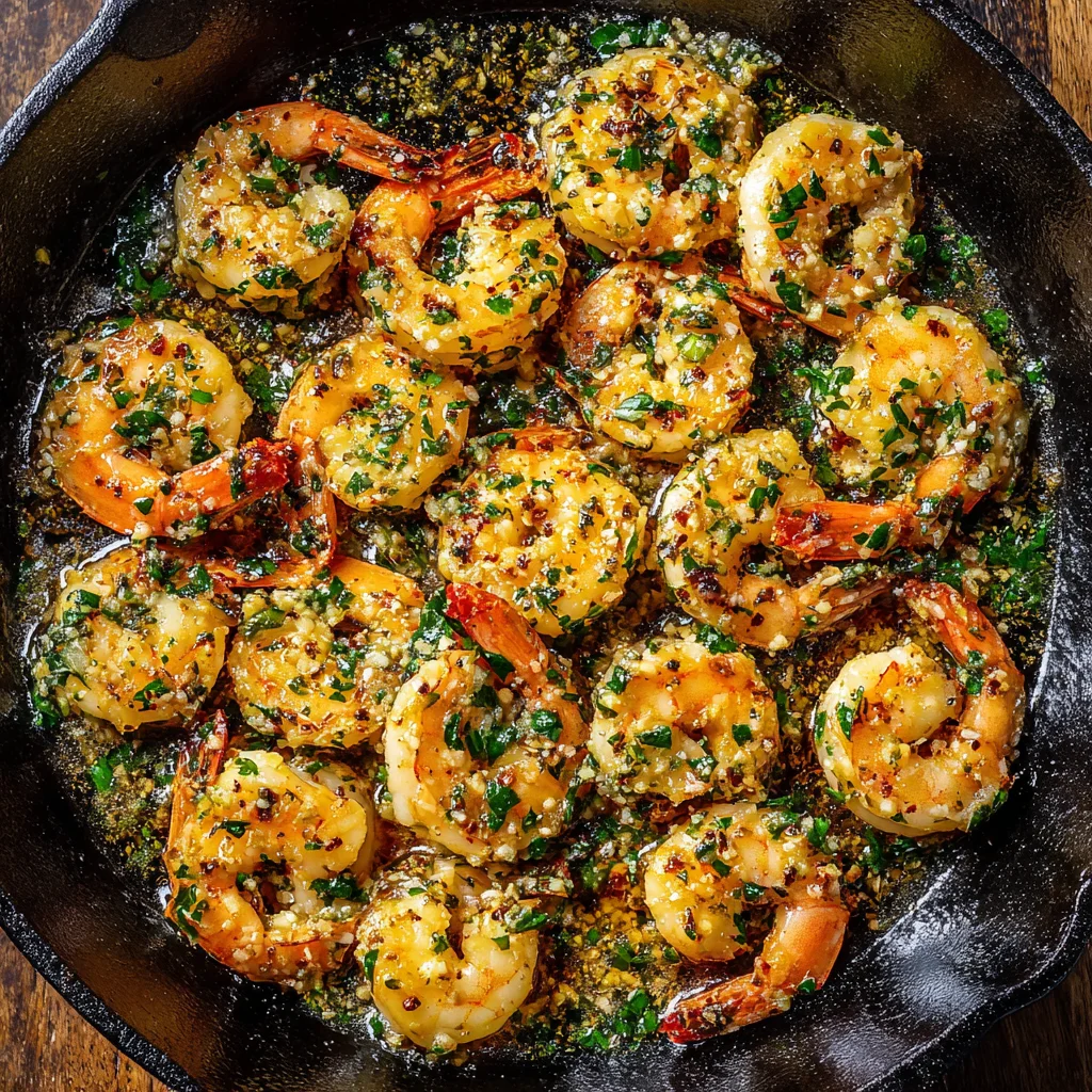 Sautéed Shrimp with Garlic and Calamansi Dressing