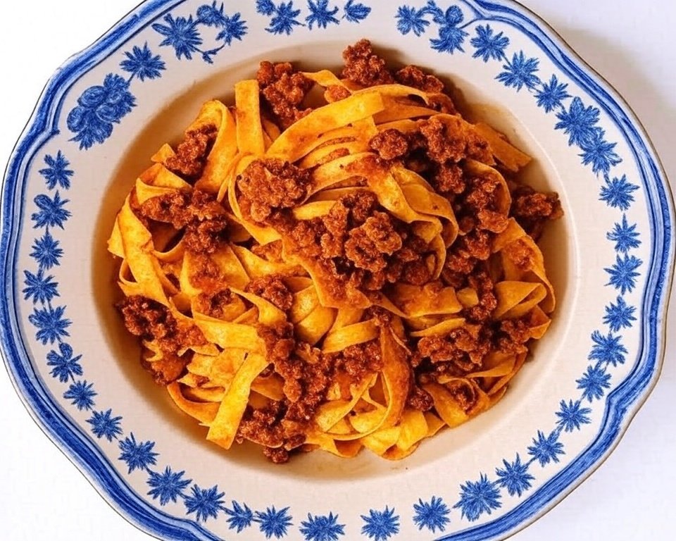 Authentic Tagliatelle al Ragù alla Bolognese