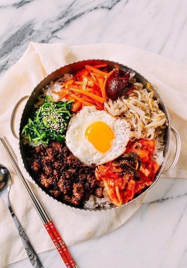 Kimchi Beef Bibimbap