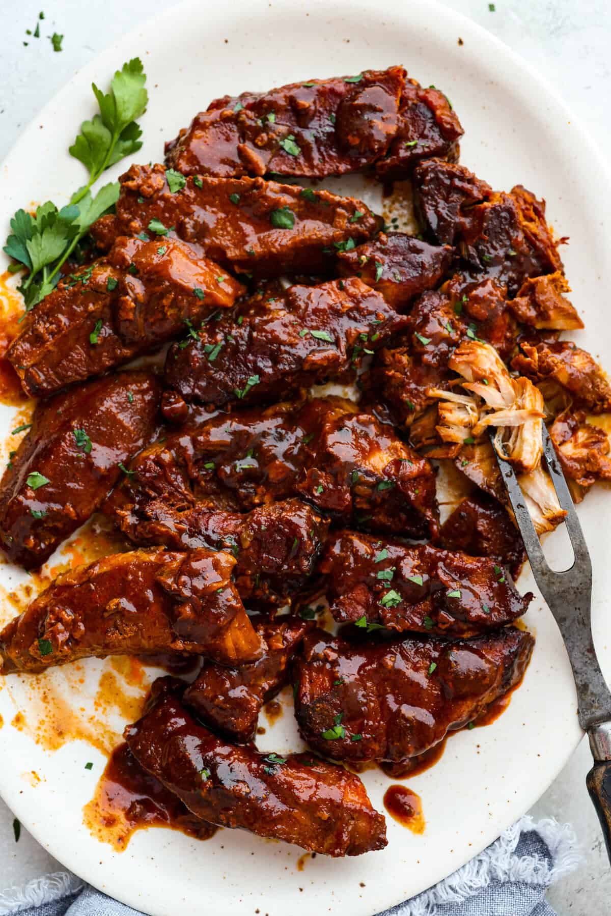 Slow-Cooked Spanish Pork with Saffron and Smoked Paprika