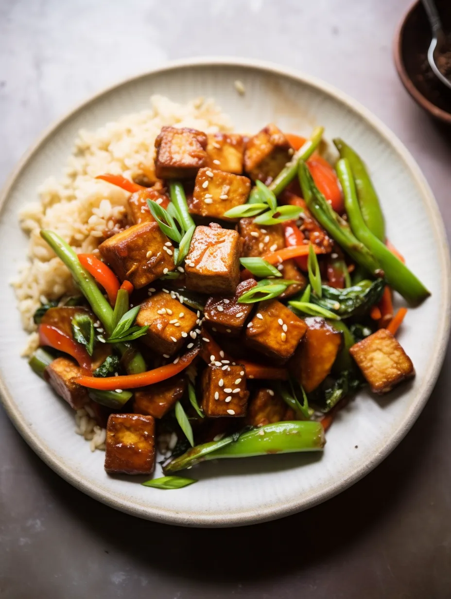 Fourth-Day Vegetable Stir-Fry with Tofu and Sesame
