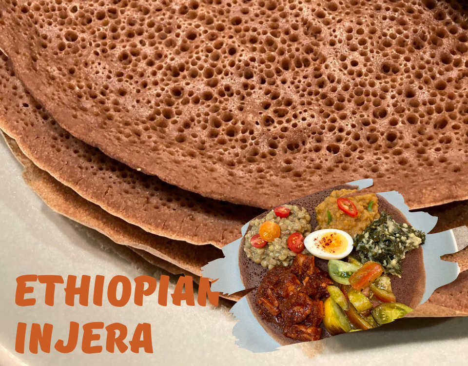 Ethiopian Spiced Lentil Pancakes (Injera Alternative)
