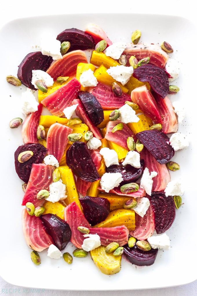 Roasted Beet and Goat Cheese Salad with Citrus Vinaigrette
