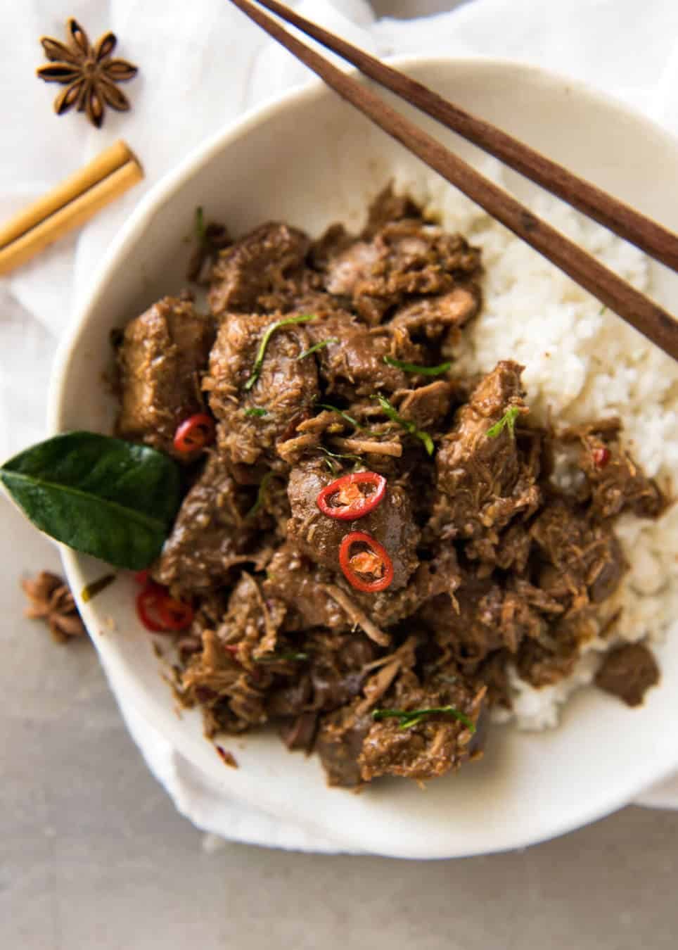 Lowyat-Style Spiced Beef Rendang with Toasted Coconut
