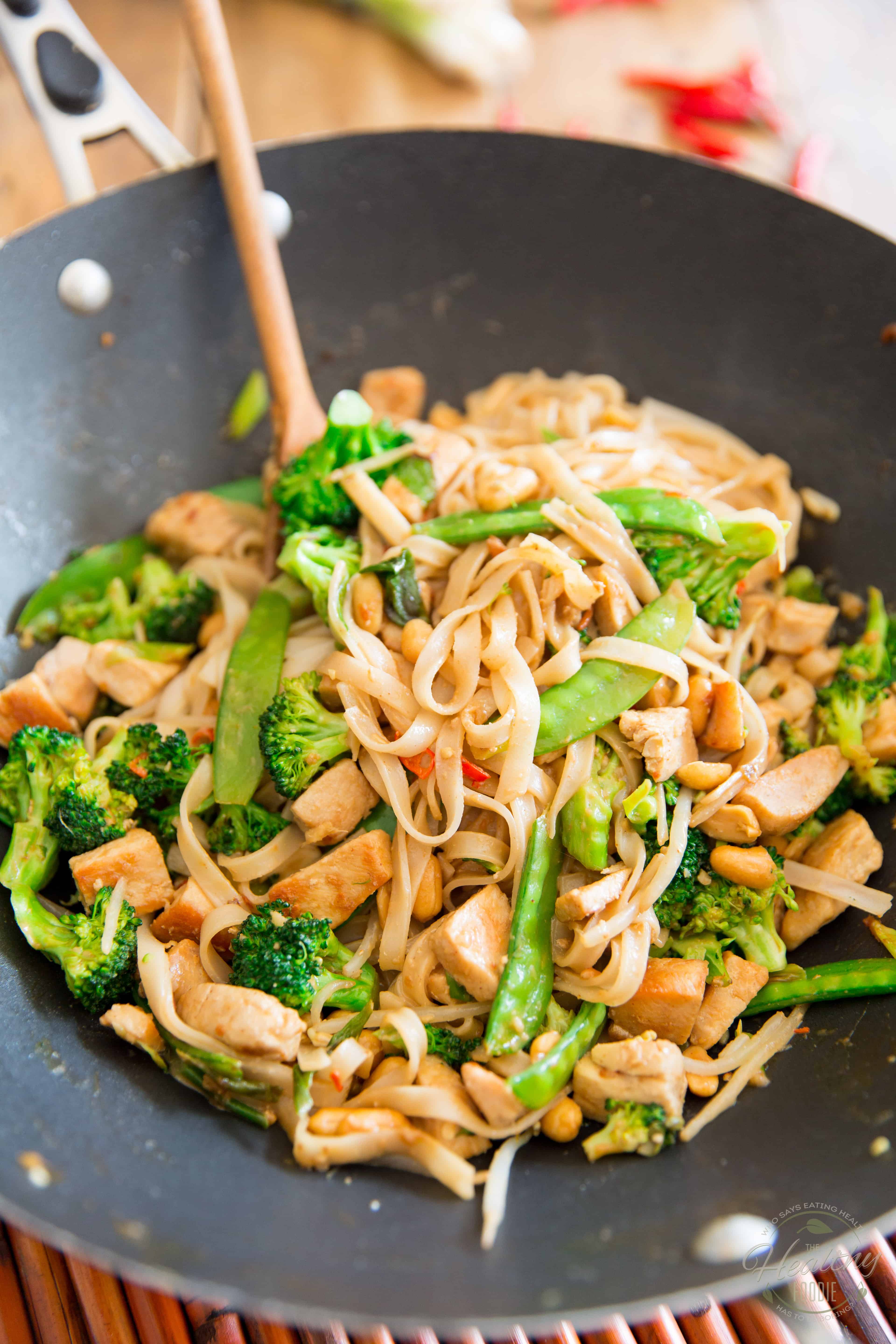 Spicy Peanut Stir-Fried Noodles