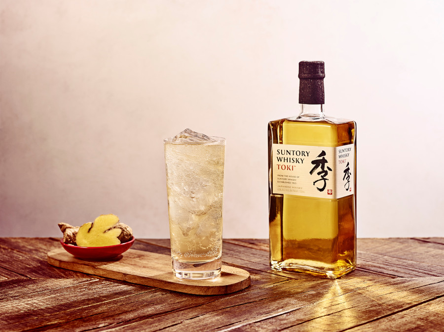 Japanese-Style Suntory Highball with Soda