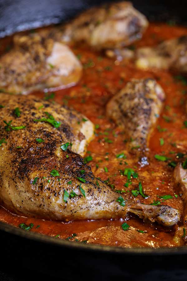 Pan-Seared Chicken with Smoky Paprika and Sweet Pepper Sauce
