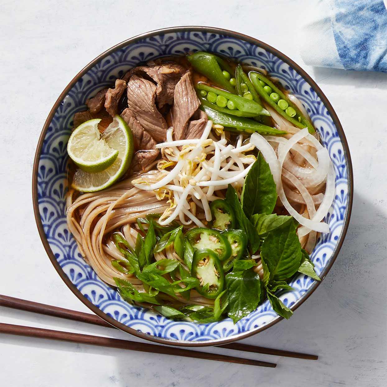 Pho-Inspired Beef Noodle Soup with Star Anise and Cloves