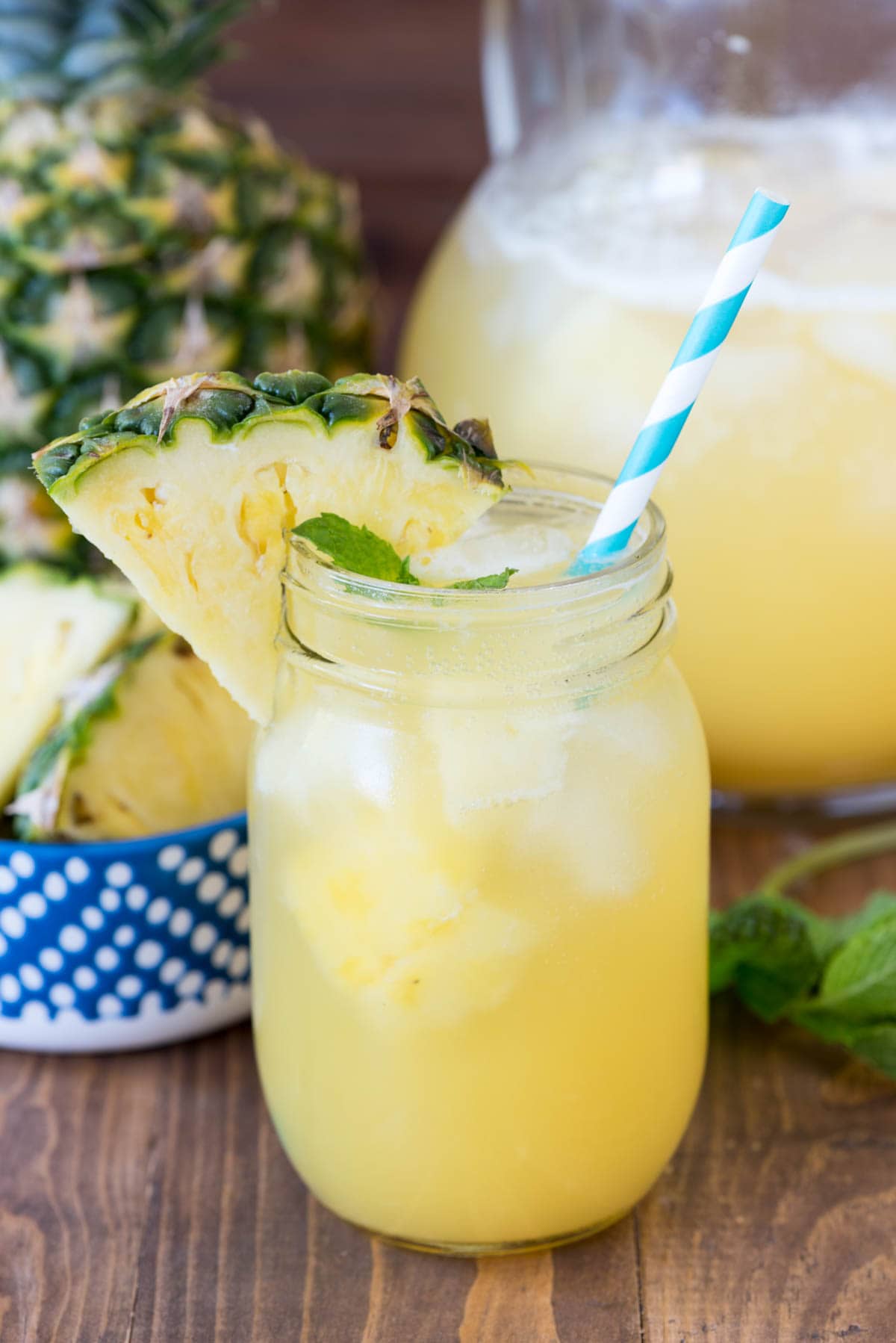 Tropical Non-Alcoholic Party Punch with Pineapple and Citrus