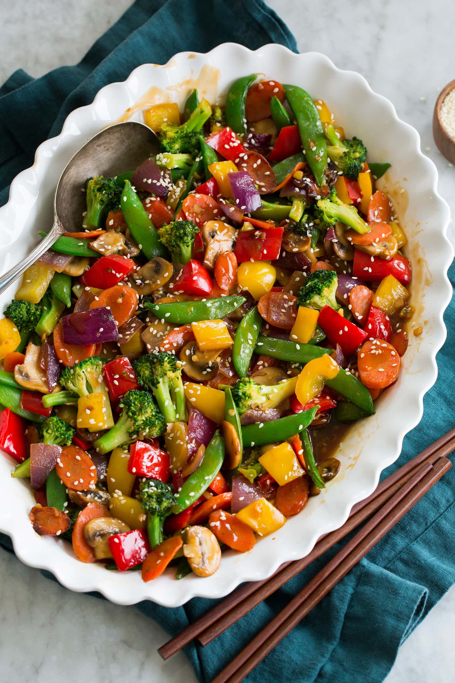 One-Pot Microsoft-Inspired Office Veggie Stir Fry