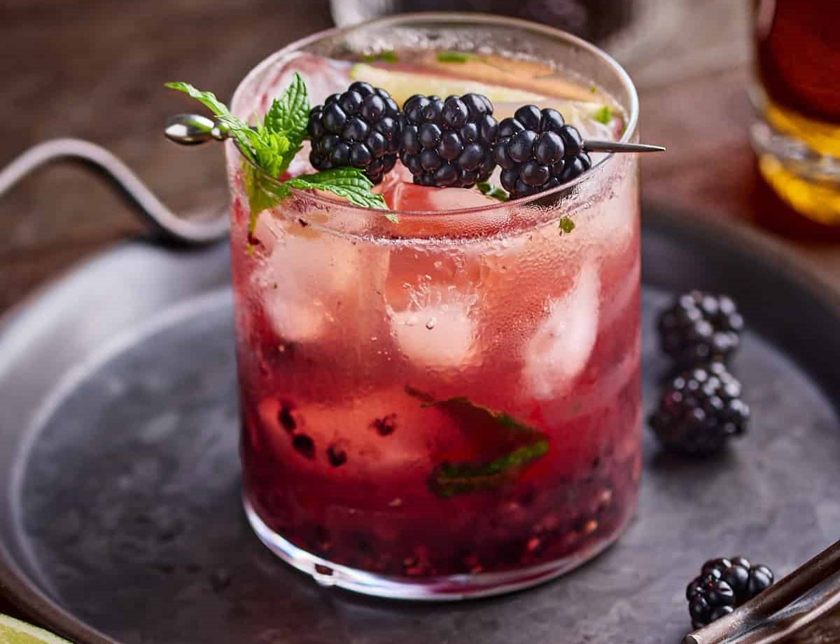 Broadway Blackberry Bourbon Sour