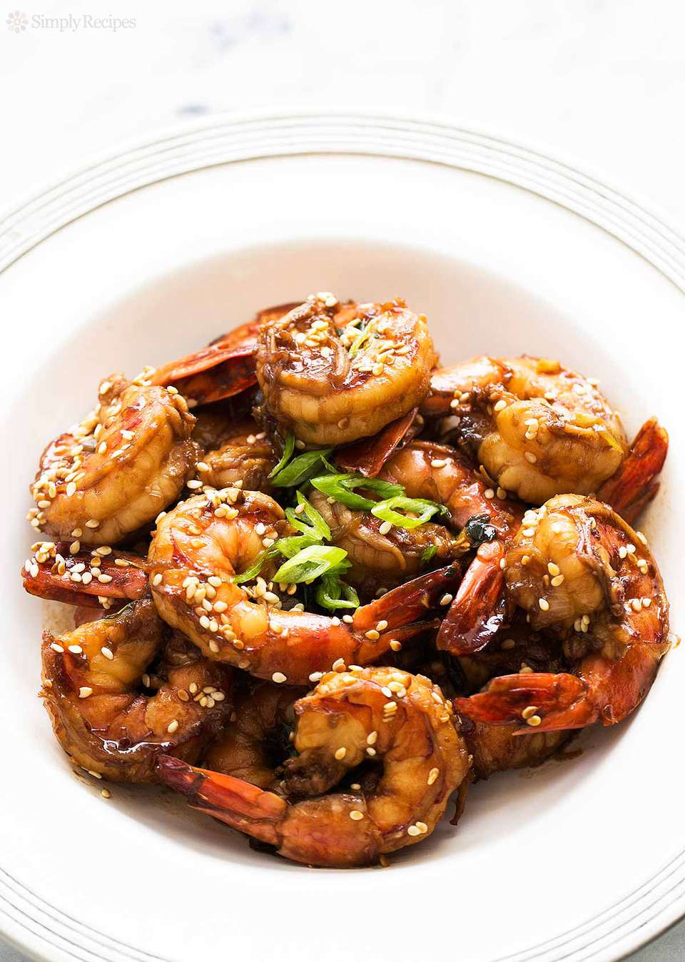 Sautéed Garlic Ginger Shrimp with Citrus Soy Glaze