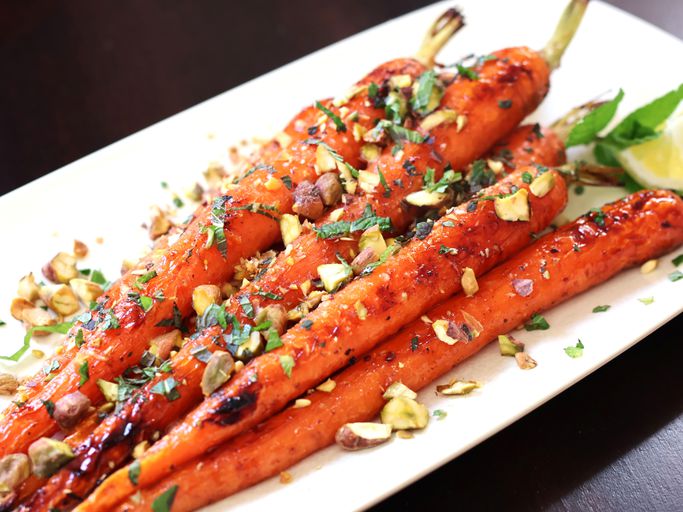 Honey-Lemon Glazed Carrots with Thyme