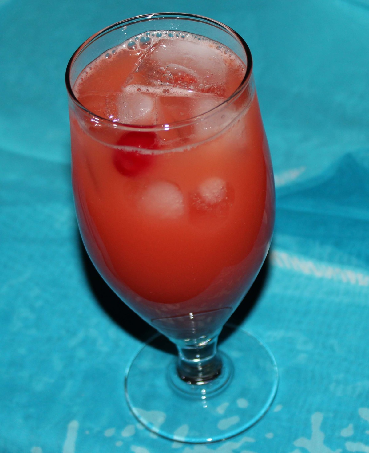 Tropical Hibiscus and Pineapple Non-Alcoholic Punch