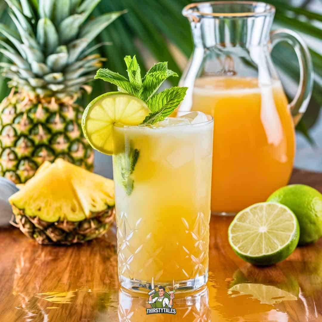 Pineapple and Spiced Ginger Punch