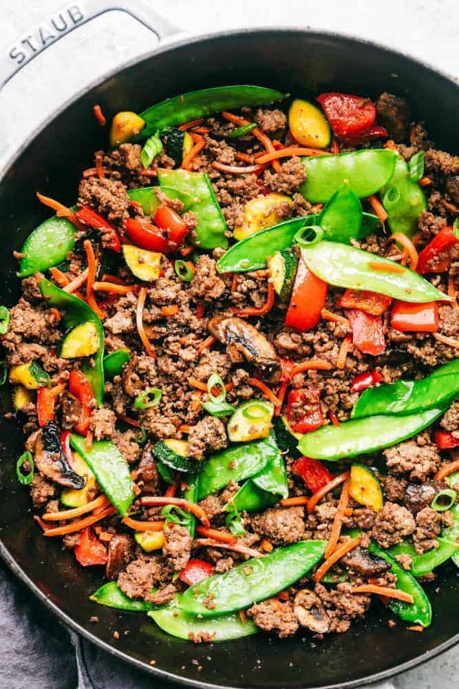 Stir-Fried Korean-Inspired Beef with Sweet Chili Sauce