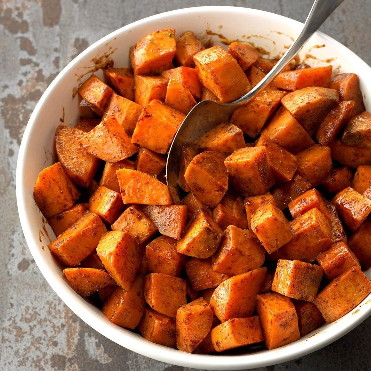 Honey-Glazed Roasted Sweet Potatoes with Sage