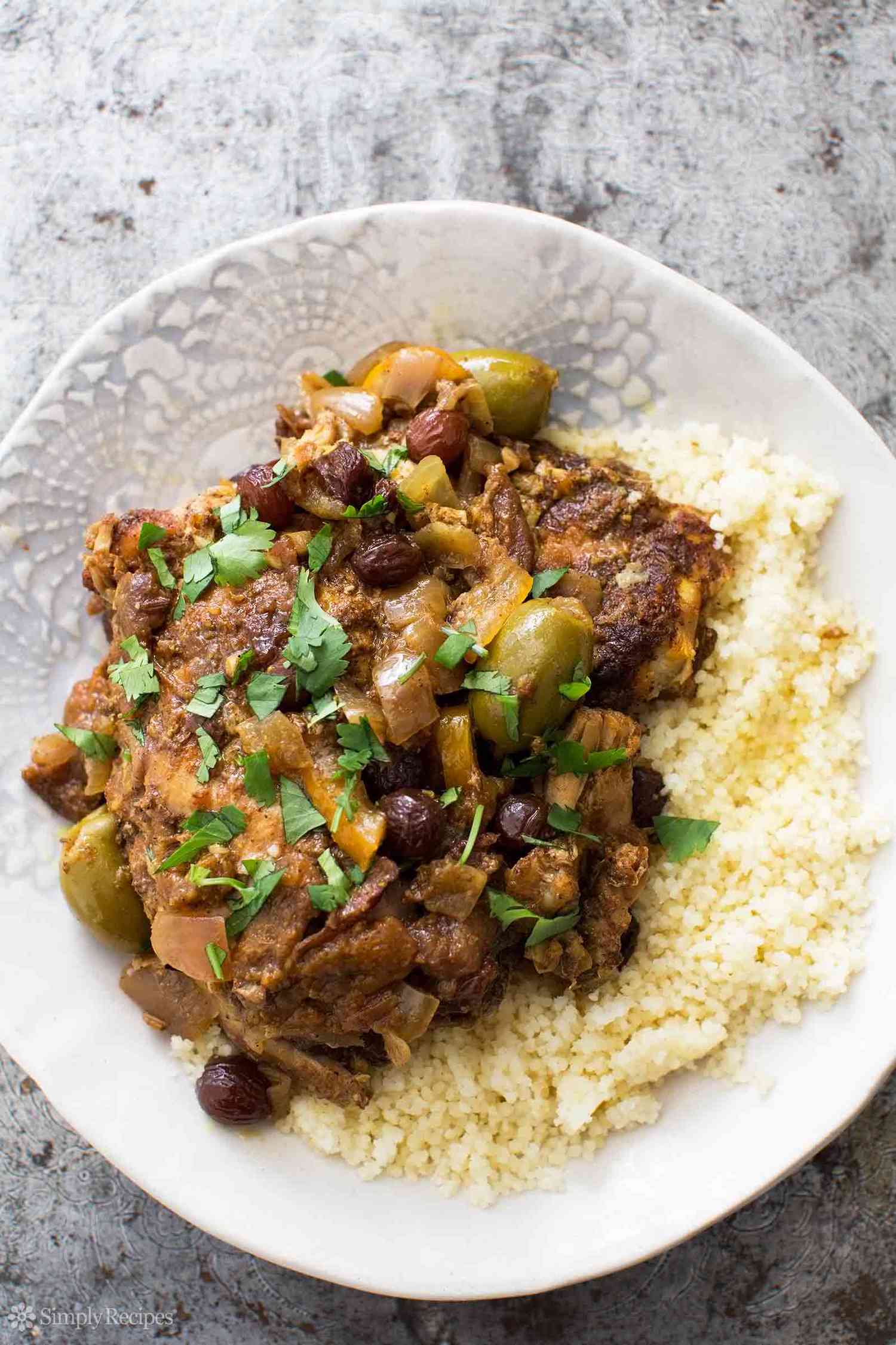 Slow Cooker Moroccan-Spiced Chicken Thighs with Carrot and Zucchini