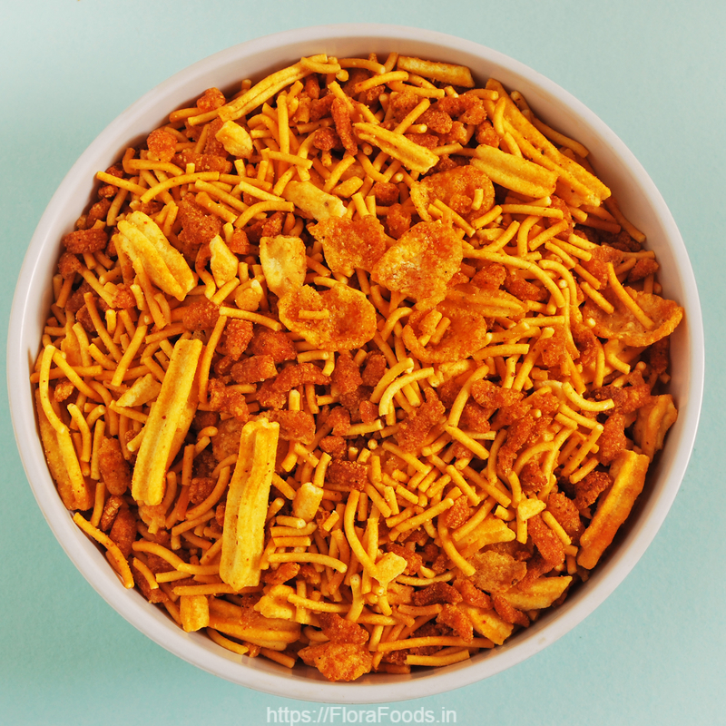 Gujarati Farsan: Masala Sev Snack Mix
