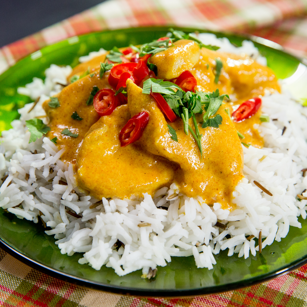 Spanish-Spiced Chicken Curry with Basmati Rice
