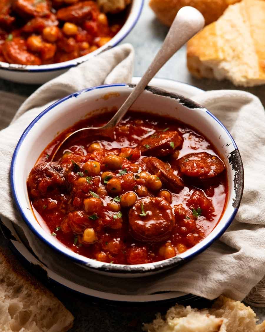 Garlic and Paprika Spanish-Spiced Chickpea Stew