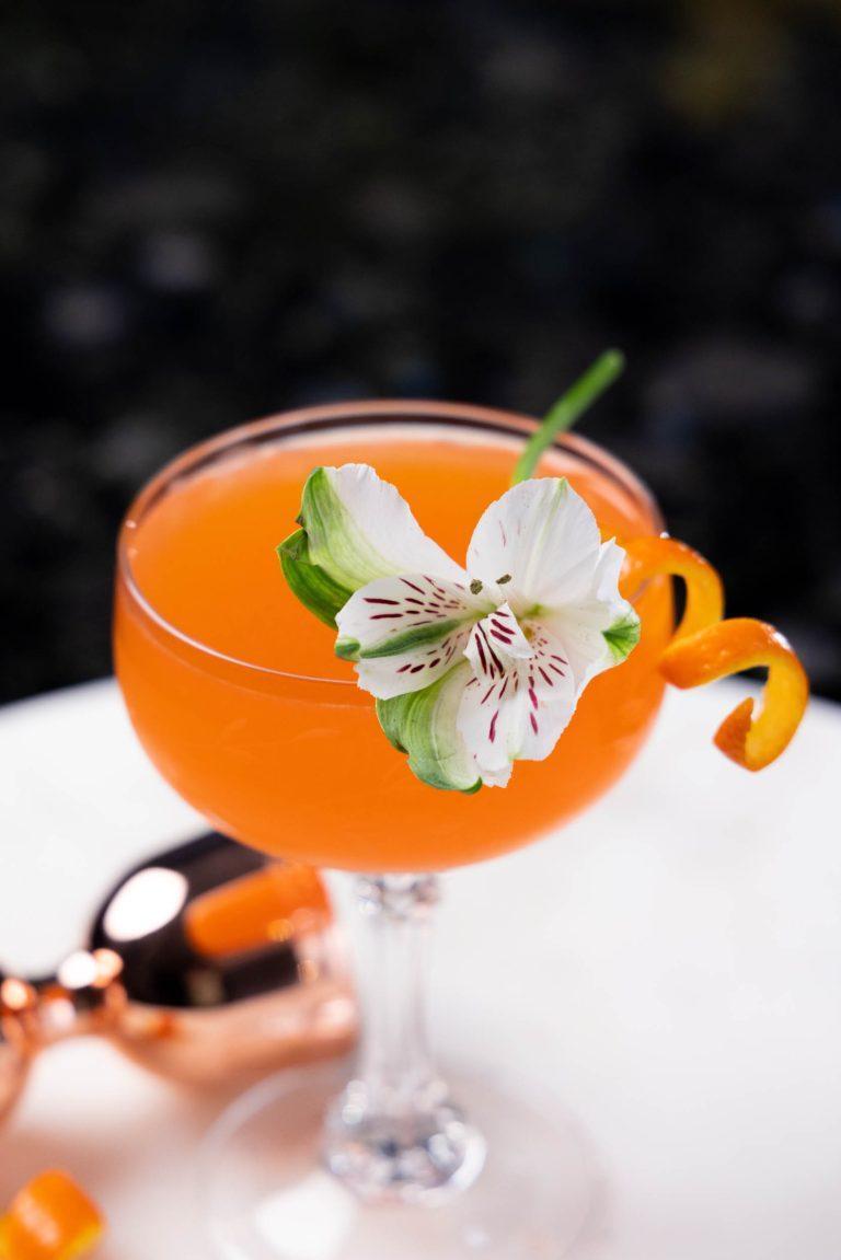 Shaken Creole Cocktail with Cognac and Bitters