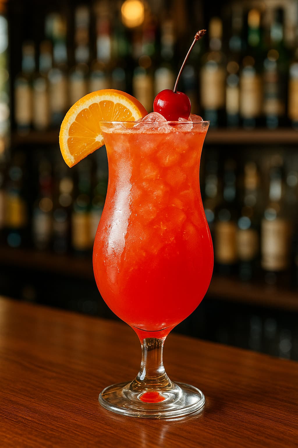 Classic New Orleans Hurricane Cocktail with Homemade Fassionola