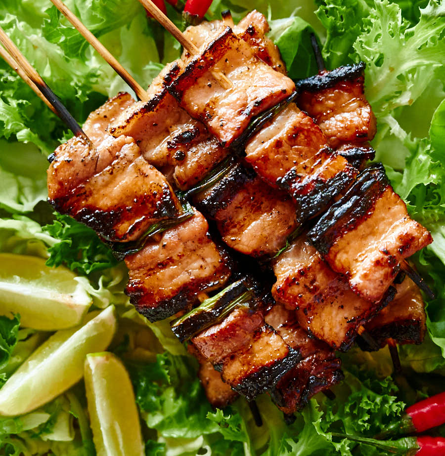 Huế-Style Spicy Grilled Pork Skewers