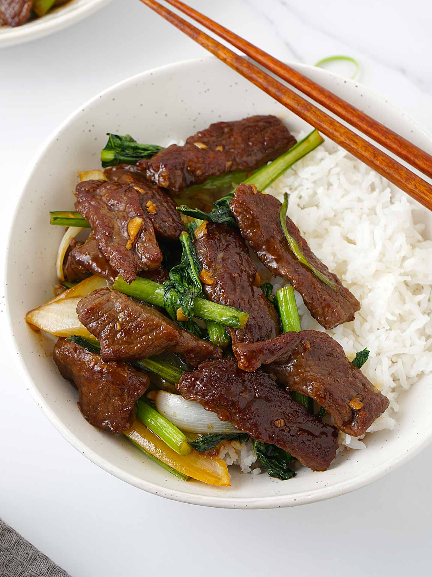 Stir-Fried Beef and Shiitake with Oyster Sauce